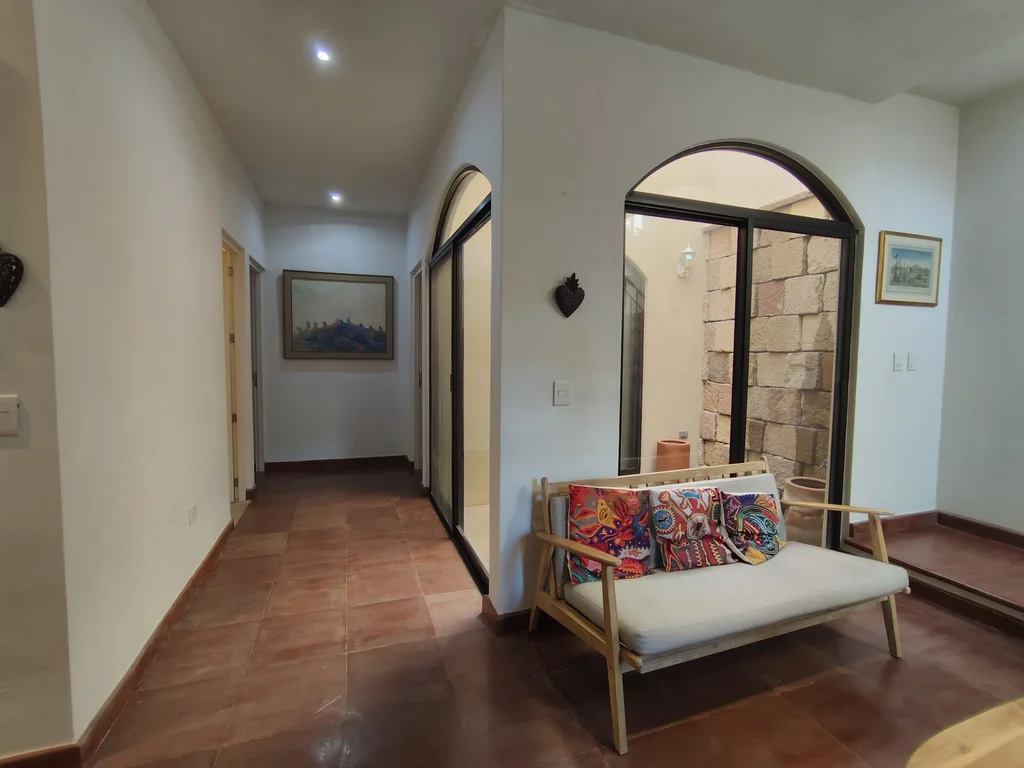 Hallway leading to the bedrooms