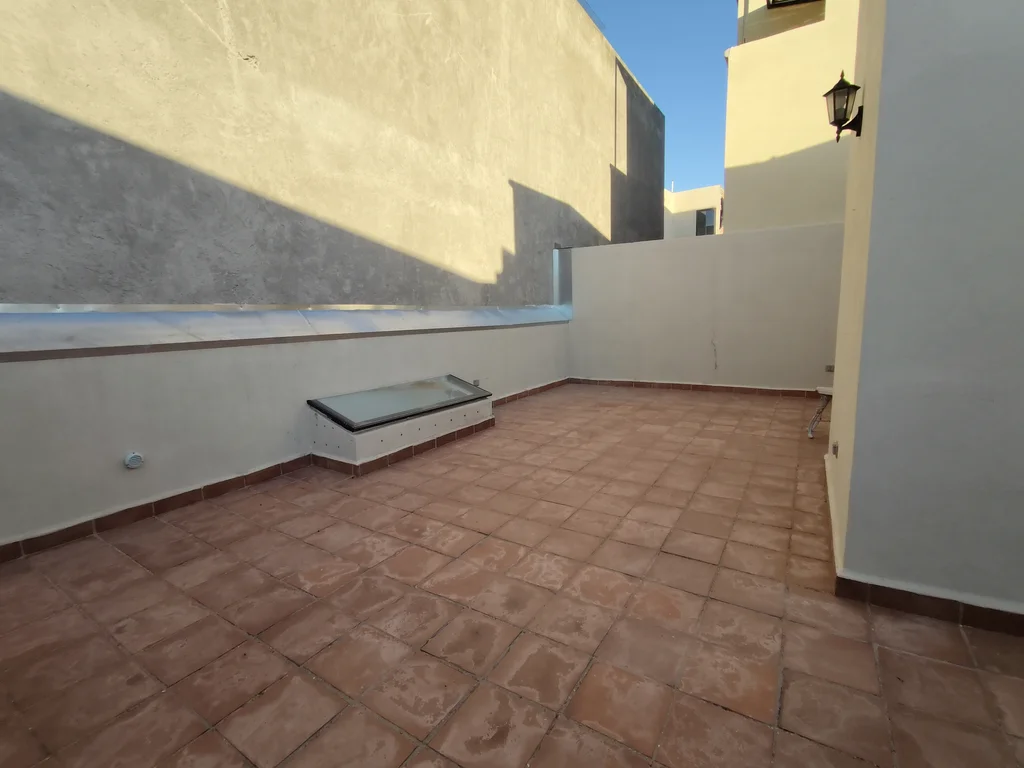 Back terrace of the house